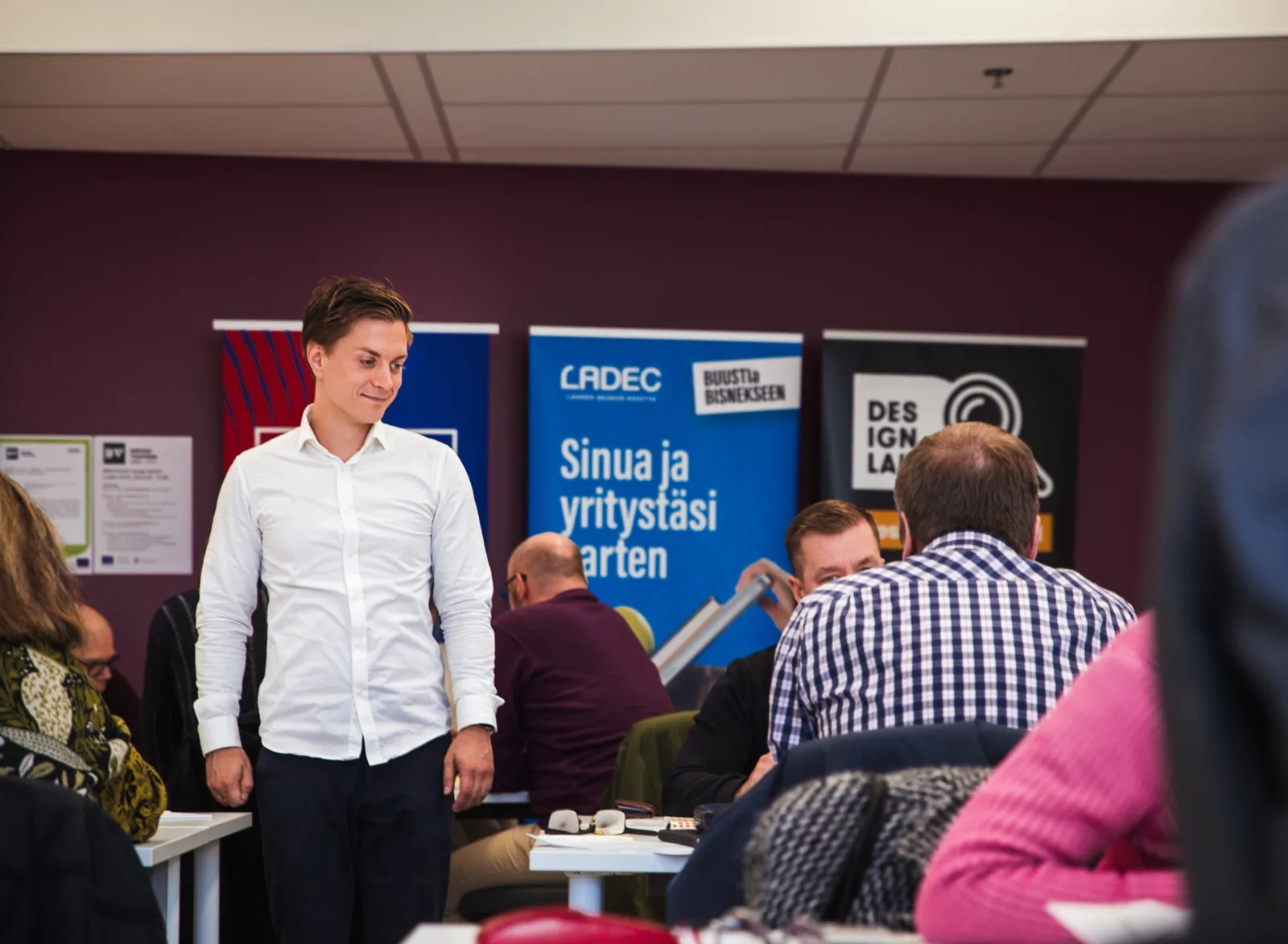 Vitali facilitating a workshop